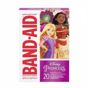 NEW Band-Aid Bandages Disney Princess 20 Count Assorted Sizes Johnson & Johnson